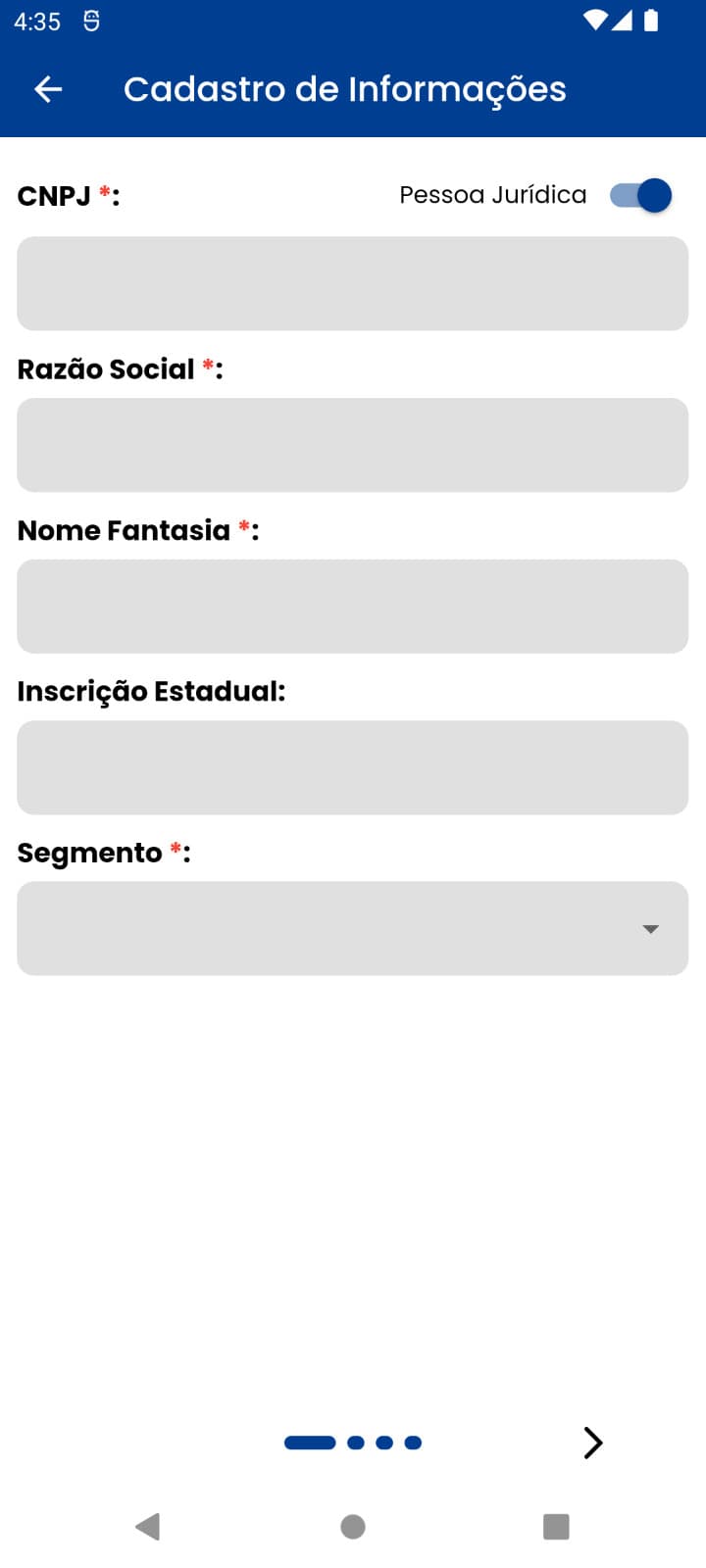 Guia Cadastro de Informações